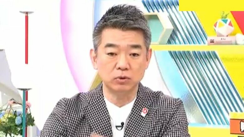 橋下徹氏 関西テレビ「ドっとコネクト」より