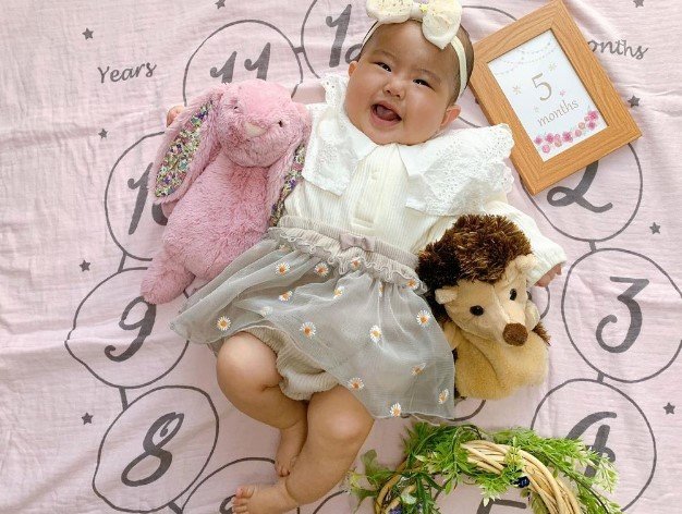 5カ月のういはちゃん（提供：ういちゃんままさん）