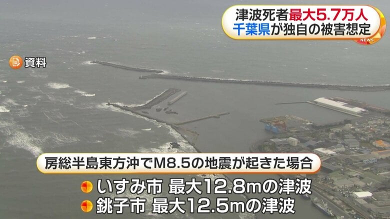 千葉県が公表した巨大地震の新たな被害想定