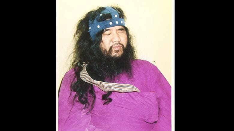 逮捕直後の麻原元死刑囚