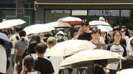 韓国で観測史上初の42度超え　高熱でガラス割れビルから歩道に破片が落下　熱中症の患者2000人、死者14人