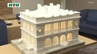 元シェフが繊細なナイフさばきで力作！「旧英国領事館」の模型を寄贈 発泡スチロールの廃材を活用