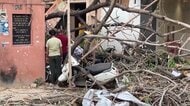 インド北部で豪雨と嵐　少なくとも100人死亡
