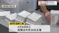 自民党県連 総裁選の投票用紙を発送