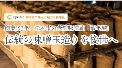 細菌叢で地元の魅力を再発見!伝統の味噌玉造りを後世へ