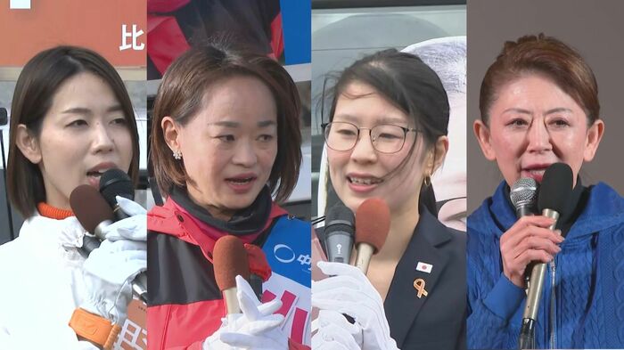 大分3区に出馬した新人4人