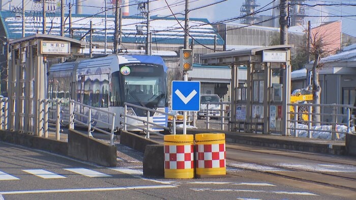 万葉線（12日　高岡市内）