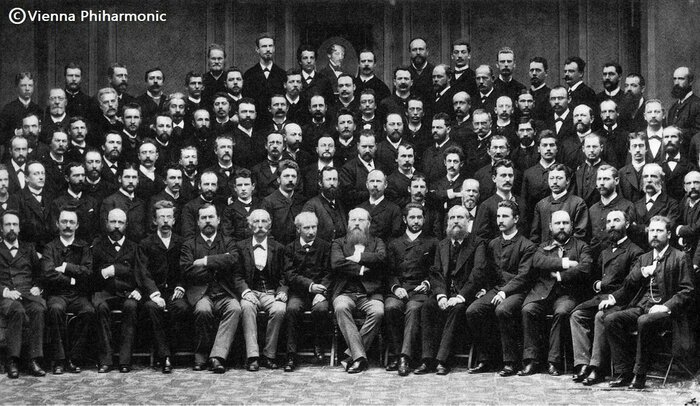 1885年のウィーン・フィルハーモニー管弦楽団