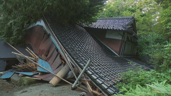 「全壊」した木和田さんの住宅