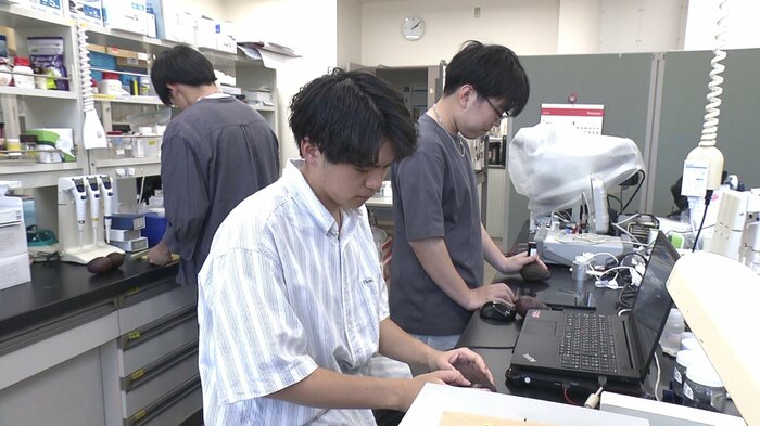 3人は開発した技術の実用化に向け協力企業を求めている
