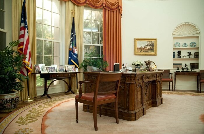 大統領執務室のレゾリュート・デスク