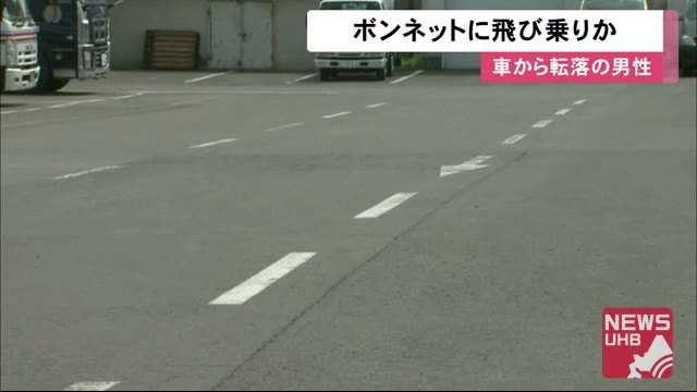 遊びでボンネットに
