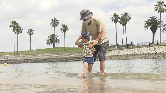 新型コロナ対策も 田ノ浦ビーチで海開き 大分市