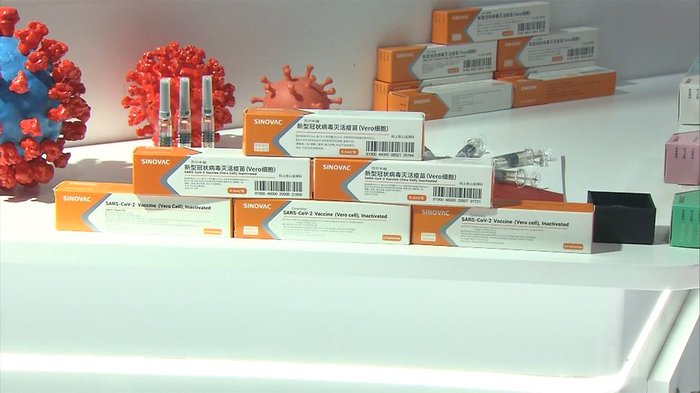 「中国産ワクチン」が初公開 WHO事務局長もメッセージ