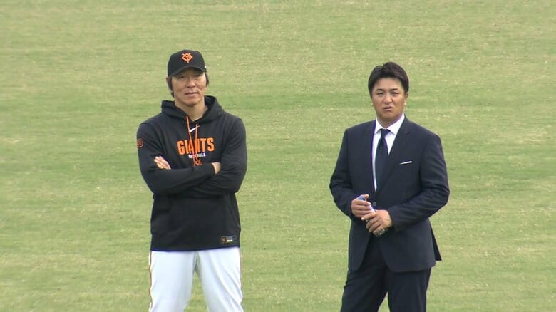 【中継】“ゴジラフィーバー”巨人・松井秀喜新監督キャンプ初日　選手集め6分間“熱弁”「継続して強い組織になるよう信じて頑張りましょう」　高橋由伸ヘッドコーチも｜FNNプライムオンライン
