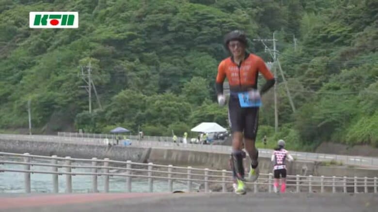 8時間以上泳ぎ、自転車に乗り、走る…国際トライアスロン大会「バラモンキング」五島市で実施｜FNNプライムオンライン