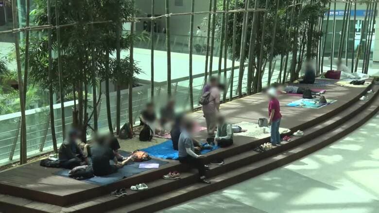 「ここが天国」空港が“避暑地”に　記録的猛暑に交通費無料で高齢者殺到　最大200人…ホームレスに退去命令　韓国｜FNNプライムオンライン