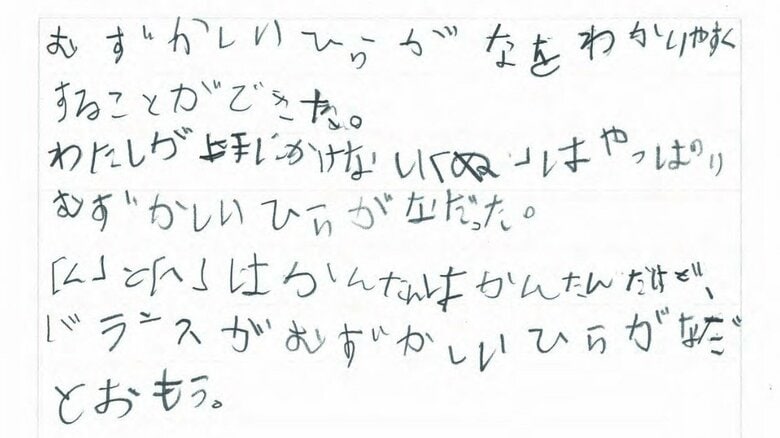 考察などを直筆している(提供:理数教育研究所)