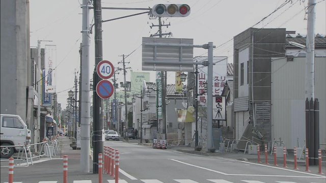 時間が止まったような浪江町