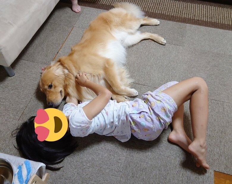 姪っ子さんとREYくん