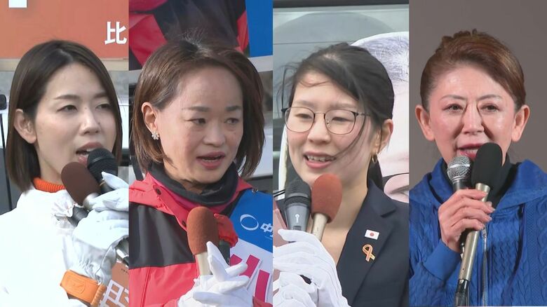 大分3区に出馬した新人4人