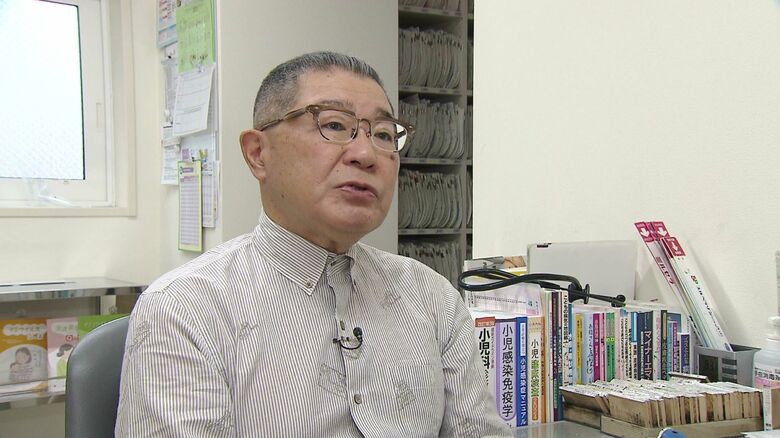 感染ピークの見通しを語る多米淳院長