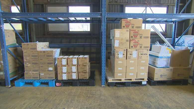 倉庫内の食料品は少なく…