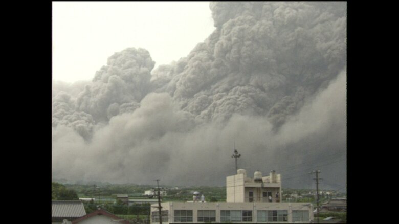 1991年6月3日の大火砕流の犠牲に