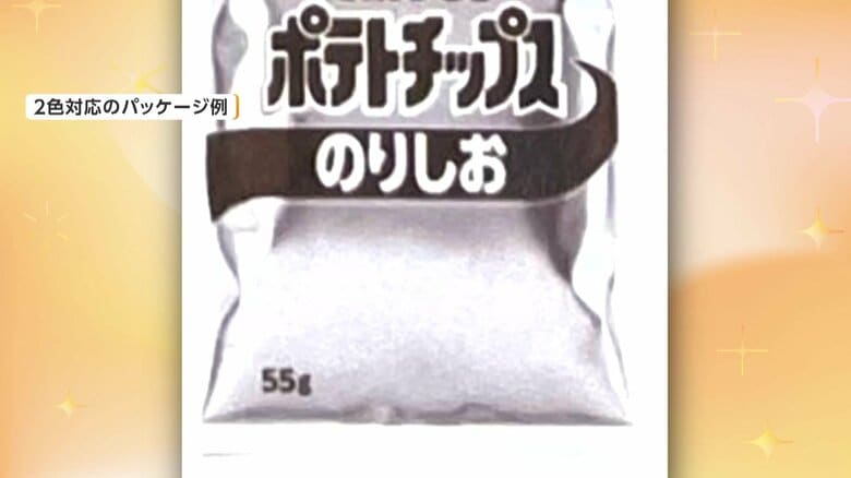 白黒包装のパッケージ