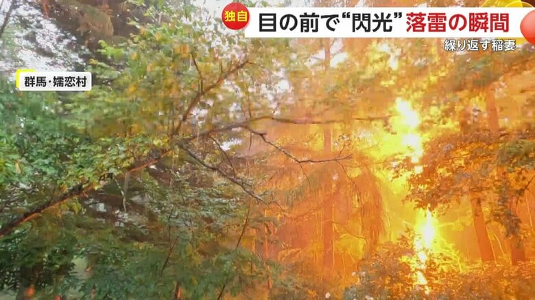 大きな音が鳴ると同時に目の前に広がる黄色い閃光