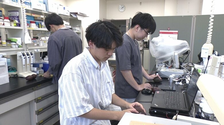 3人は開発した技術の実用化に向け協力企業を求めている