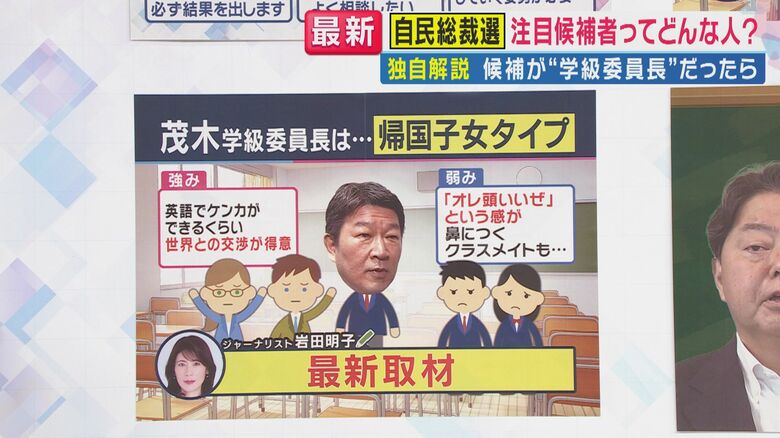茂木氏は「帰国子女タイプ」（関西テレビ「旬感ライブとれたてっ！」より）