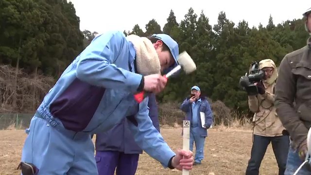 仮設住宅の建設準備