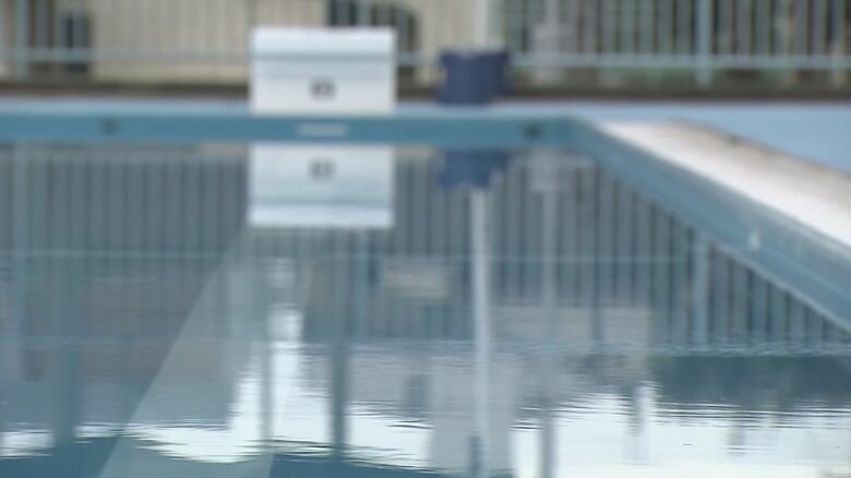 市立矢田北小学校のプール