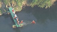 川の中で発見…川遊びをしていた男子中学生とみられる2人が溺れる 1人が意識不明の重体でもう1人は命に別条なし