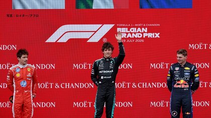 波乱のF1ベルギーグランプリはアントネッリが4戦ぶり優勝　2位ルクレール、3位フェルスタッペン