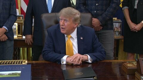 トランプ大統領　イラン「ピックアックス山」への攻撃を改めて警告　ウラン濃縮施設がある中部ナタンズ近郊