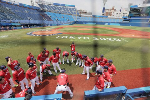 ボランティアが侍ジャパン選手とキャッチボール 記者が目にした驚きの光景