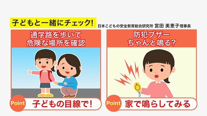 子どもと一緒に確認したいポイント2つ