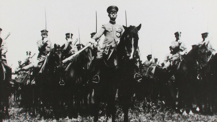 陸軍の演習に参加された三笠宮さま 1938年