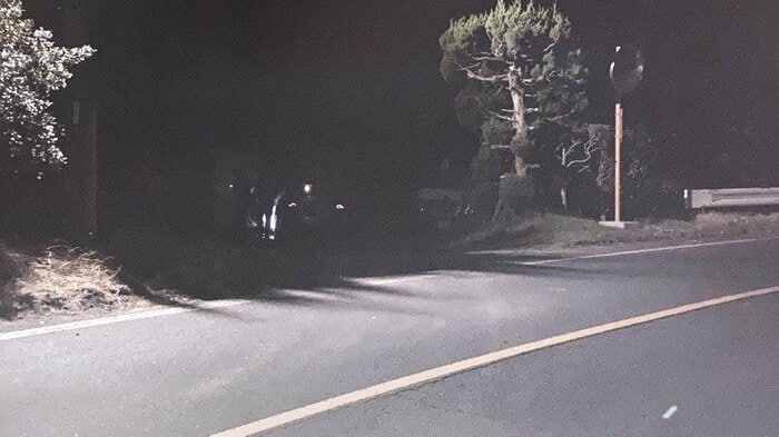 車が発見された現場