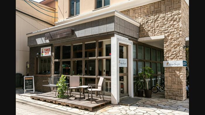 松本市大手にオープンした時の「ベジサポ」