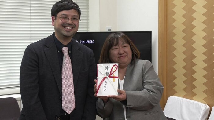 子育て支援のための寄託式（秋田県庁）