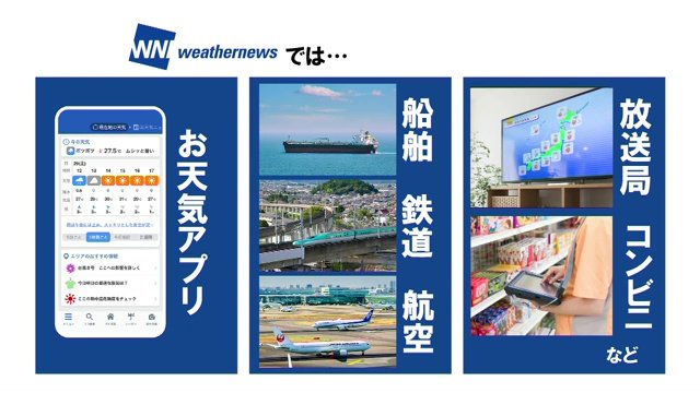 ウエザーニューズはどんなことをやっている？