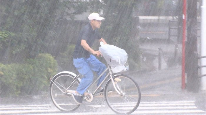 群馬・高崎市で記録的大雨 猛暑一転...各地で雷・冠水