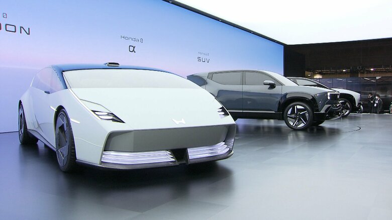 ジャパンモビリティショー30日開幕 高級ミニバンなど新公開相次ぐ バネ付き靴も登場 過去最多517企業ら参加|FNNプライムオンライン