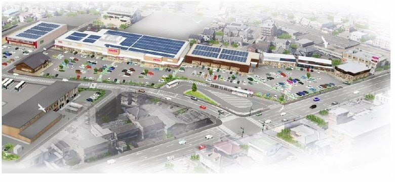 「ゆめモール」那珂川市に2026年春開業へ　旧西鉄バス営業所などの一帯に建設　スーパー中心に専門店を集約　福岡｜FNNプライムオンライン
