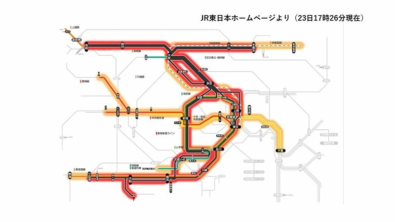 【速報】埼京線が安全確認のため上下線で運転見合わせ…京浜東北線や高崎線・宇都宮線も　山手線も遅延発生｜FNNプライムオンライン