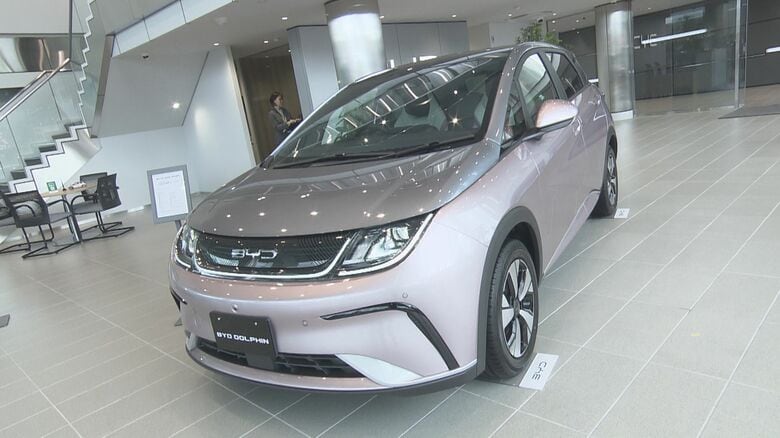 ついに“クルマどころ”の愛知へ…中国EVメーカー「BYD」東海エリア初進出「まずはEVを身近に感じて」｜FNNプライムオンライン