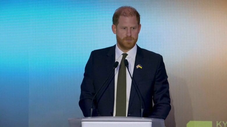 ヘンリー王子がウクライナ訪問　継続的な支持を表明　ロシア軍事侵攻以降3回目｜FNNプライムオンライン